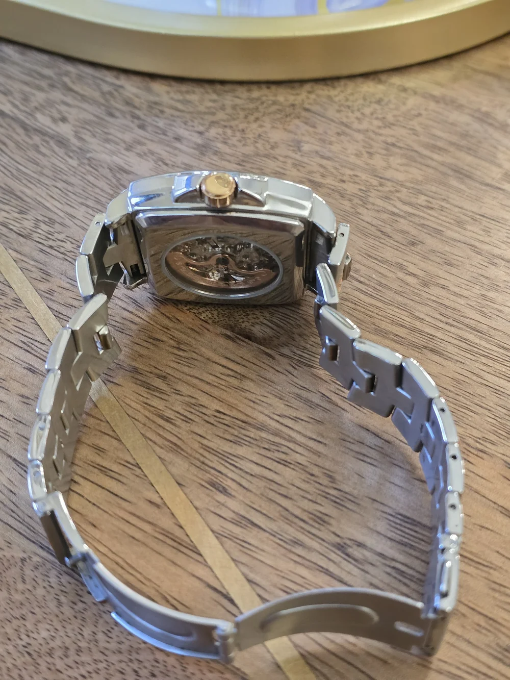 Kenneth Cole New York KC3772 Men's Automatic Bicolour Skeleton Watch.